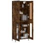 vidaXL Aparador alto madera contrachapada roble ahumado 69,5x34x180 cm vidaXL Aparador alto madera contrachapada roble ahumado 69,5x34x180 cm