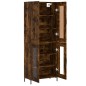 vidaXL Aparador alto madera contrachapada roble ahumado 69,5x34x180 cm vidaXL Aparador alto madera contrachapada roble ahumado 69,5x34x180 cm