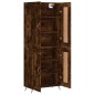vidaXL Aparador alto madera contrachapada roble ahumado 69,5x34x180 cm vidaXL Aparador alto madera contrachapada roble ahumado 69,5x34x180 cm