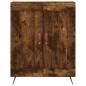 vidaXL Aparador alto madera contrachapada roble ahumado 69,5x34x180 cm vidaXL Aparador alto madera contrachapada roble ahumado 69,5x34x180 cm