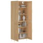 vidaXL Aparador alto madera contrachapada color roble 69,5x34x180 cm vidaXL Aparador alto madera contrachapada color roble 69,5x34x180 cm