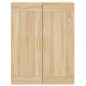vidaXL Aparador alto madera contrachapada color roble 69,5x34x180 cm vidaXL Aparador alto madera contrachapada color roble 69,5x34x180 cm