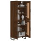 vidaXL Aparador alto madera contrachapada marrón roble 69,5x34x180 cm vidaXL Aparador alto madera contrachapada marrón roble 69,5x34x180 cm