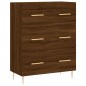 vidaXL Aparador alto madera contrachapada marrón roble 69,5x34x180 cm vidaXL Aparador alto madera contrachapada marrón roble 69,5x34x180 cm