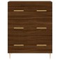 vidaXL Aparador alto madera contrachapada marrón roble 69,5x34x180 cm vidaXL Aparador alto madera contrachapada marrón roble 69,5x34x180 cm