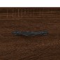 vidaXL Aparador alto madera contrachapada marrón roble 69,5x34x180 cm