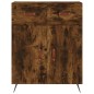 vidaXL Aparador alto madera contrachapada roble ahumado 69,5x34x180 cm vidaXL Aparador alto madera contrachapada roble ahumado 69,5x34x180 cm