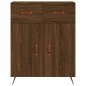 vidaXL Aparador alto madera contrachapada marrón roble 69,5x34x180 cm vidaXL Aparador alto madera contrachapada marrón roble 69,5x34x180 cm