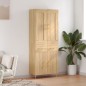 vidaXL Aparador alto madera contrachapada color roble 69,5x34x180 cm vidaXL Aparador alto madera contrachapada color roble 69,5x34x180 cm