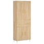 vidaXL Aparador alto madera contrachapada color roble 69,5x34x180 cm vidaXL Aparador alto madera contrachapada color roble 69,5x34x180 cm