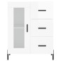 vidaXL Aparador alto madera contrachapada blanco brillo 69,5x34x180 cm vidaXL Aparador alto madera contrachapada blanco brillo 69,5x34x180 cm