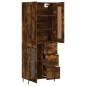 vidaXL Aparador alto madera contrachapada roble ahumado 69,5x34x180 cm vidaXL Aparador alto madera contrachapada roble ahumado 69,5x34x180 cm