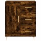vidaXL Aparador alto madera contrachapada roble ahumado 69,5x34x180 cm vidaXL Aparador alto madera contrachapada roble ahumado 69,5x34x180 cm