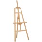 vidaXL Caballete de pintura madera maciza pino 53,5x95x127 cm vidaXL Caballete de pintura madera maciza pino 53,5x95x127 cm