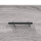 vidaXL Aparador alto madera contrachapada gris sonoma 69,5x34x180 cm