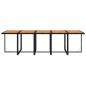 vidaXL Set de comedor jardín 11 pzas con cojines ratán sintético negro vidaXL Set de comedor jardín 11 pzas con cojines ratán sintético negro