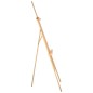 vidaXL Caballete de pintura madera maciza pino 53,5x95x127 cm vidaXL Caballete de pintura madera maciza pino 53,5x95x127 cm