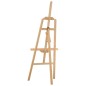 vidaXL Caballete de pintura madera maciza pino 53,5x95x127 cm vidaXL Caballete de pintura madera maciza pino 53,5x95x127 cm