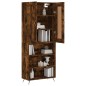 vidaXL Aparador alto madera contrachapada roble ahumado 69,5x34x180 cm vidaXL Aparador alto madera contrachapada roble ahumado 69,5x34x180 cm