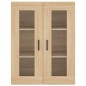 vidaXL Aparador alto madera contrachapada color roble 69,5x34x180 cm vidaXL Aparador alto madera contrachapada color roble 69,5x34x180 cm