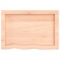 vidaXL Tablero de mesa madera maciza roble sin tratar 60x40x(2-6) cm vidaXL Tablero de mesa madera maciza roble sin tratar 60x40x(2-6) cm