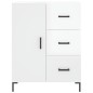 vidaXL Aparador alto madera contrachapada blanco brillo 69,5x34x180 cm vidaXL Aparador alto madera contrachapada blanco brillo 69,5x34x180 cm