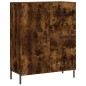 vidaXL Aparador alto madera contrachapada roble ahumado 69,5x34x180 cm vidaXL Aparador alto madera contrachapada roble ahumado 69,5x34x180 cm