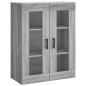 vidaXL Aparador alto madera contrachapada gris sonoma 69,5x34x180 cm vidaXL Aparador alto madera contrachapada gris sonoma 69,5x34x180 cm