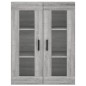 vidaXL Aparador alto madera contrachapada gris sonoma 69,5x34x180 cm vidaXL Aparador alto madera contrachapada gris sonoma 69,5x34x180 cm
