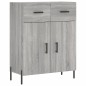 vidaXL Aparador alto madera contrachapada gris sonoma 69,5x34x180 cm vidaXL Aparador alto madera contrachapada gris sonoma 69,5x34x180 cm