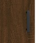 vidaXL Aparador alto madera contrachapada marrón roble 69,5x34x180 cm