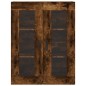 vidaXL Aparador alto madera contrachapada roble ahumado 69,5x34x180 cm vidaXL Aparador alto madera contrachapada roble ahumado 69,5x34x180 cm
