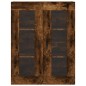 vidaXL Aparador alto madera contrachapada roble ahumado 69,5x34x180 cm vidaXL Aparador alto madera contrachapada roble ahumado 69,5x34x180 cm
