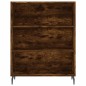 vidaXL Aparador alto madera contrachapada roble ahumado 69,5x34x180 cm vidaXL Aparador alto madera contrachapada roble ahumado 69,5x34x180 cm
