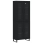 vidaXL Aparador alto madera contrachapada negro 69,5x34x180 cm vidaXL Aparador alto madera contrachapada negro 69,5x34x180 cm