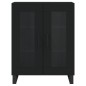 vidaXL Aparador alto madera contrachapada negro 69,5x34x180 cm vidaXL Aparador alto madera contrachapada negro 69,5x34x180 cm