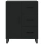vidaXL Aparador alto madera contrachapada negro 69,5x34x180 cm vidaXL Aparador alto madera contrachapada negro 69,5x34x180 cm