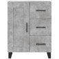 vidaXL Aparador alto madera contrachapada gris hormigón 69,5x34x180 cm vidaXL Aparador alto madera contrachapada gris hormigón 69,5x34x180 cm