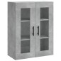 vidaXL Aparador alto madera contrachapada gris hormigón 69,5x34x180 cm vidaXL Aparador alto madera contrachapada gris hormigón 69,5x34x180 cm