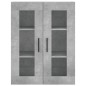 vidaXL Aparador alto madera contrachapada gris hormigón 69,5x34x180 cm vidaXL Aparador alto madera contrachapada gris hormigón 69,5x34x180 cm