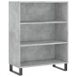 vidaXL Aparador alto madera contrachapada gris hormigón 69,5x34x180 cm vidaXL Aparador alto madera contrachapada gris hormigón 69,5x34x180 cm