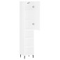 vidaXL Aparador alto madera contrachapada blanco brillo 34,5x34x180 cm vidaXL Aparador alto madera contrachapada blanco brillo 34,5x34x180 cm