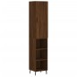 vidaXL Aparador alto madera contrachapada roble marrón 34,5x34x180 cm vidaXL Aparador alto madera contrachapada roble marrón 34,5x34x180 cm