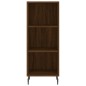 vidaXL Aparador alto madera contrachapada roble marrón 34,5x34x180 cm vidaXL Aparador alto madera contrachapada roble marrón 34,5x34x180 cm