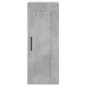 vidaXL Aparador de madera contrachapada gris hormigón 34,5x34x180 cm vidaXL Aparador de madera contrachapada gris hormigón 34,5x34x180 cm