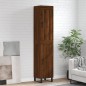vidaXL Aparador alto madera contrachapada roble marrón 34,5x34x180 cm vidaXL Aparador alto madera contrachapada roble marrón 34,5x34x180 cm