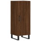 vidaXL Aparador alto madera contrachapada roble marrón 34,5x34x180 cm vidaXL Aparador alto madera contrachapada roble marrón 34,5x34x180 cm