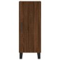vidaXL Aparador alto madera contrachapada roble marrón 34,5x34x180 cm vidaXL Aparador alto madera contrachapada roble marrón 34,5x34x180 cm