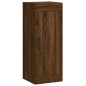 vidaXL Aparador alto madera contrachapada roble marrón 34,5x34x180 cm vidaXL Aparador alto madera contrachapada roble marrón 34,5x34x180 cm