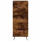 vidaXL Aparador de madera contrachapada roble ahumado 34,5x34x180 cm vidaXL Aparador de madera contrachapada roble ahumado 34,5x34x180 cm